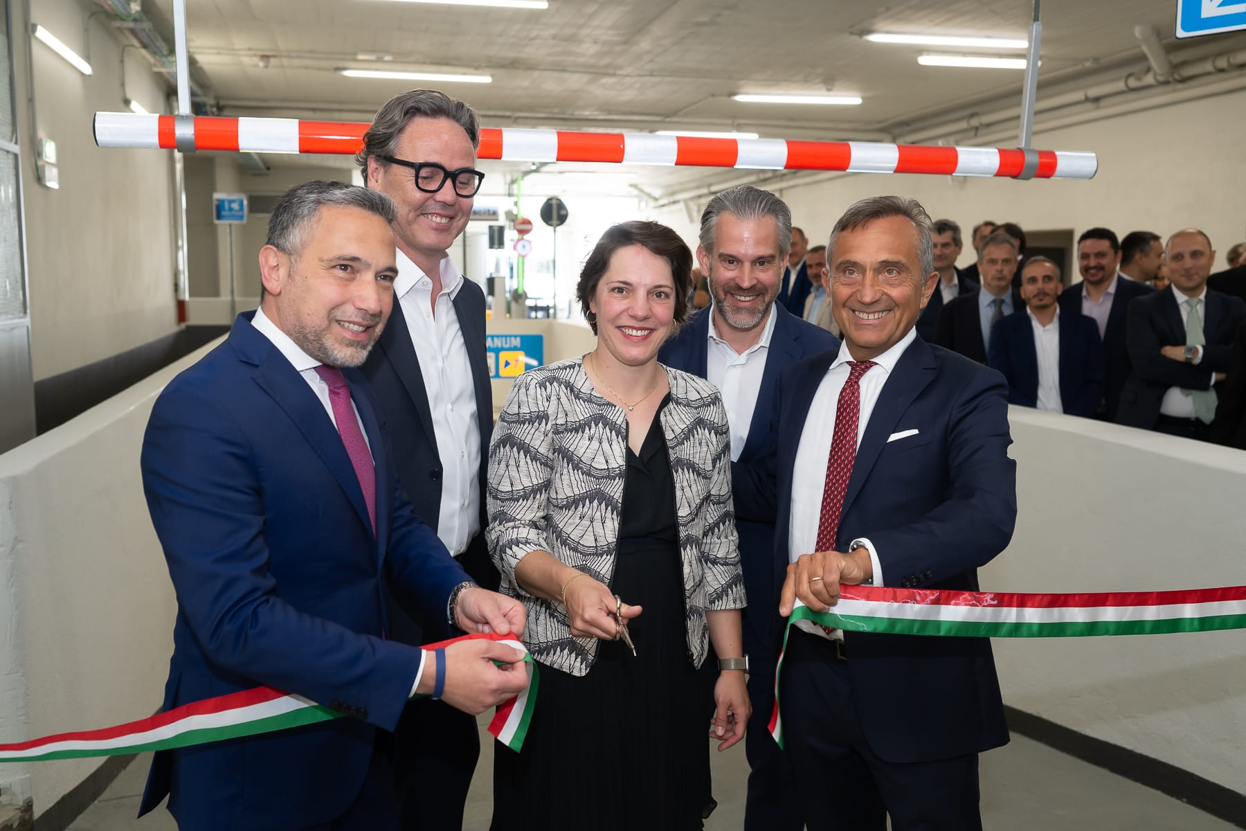 From left: Franco Lucente Ass, Isabel Jager, Arturo Benigna, Frank Van der Sant, Ulrich Jorg