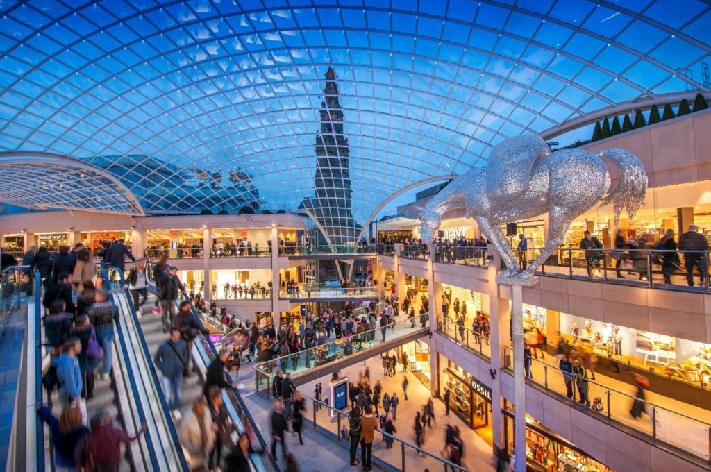 Gunwharf Quays in Portsmouth, Trinity Leeds and Westgate Oxford.