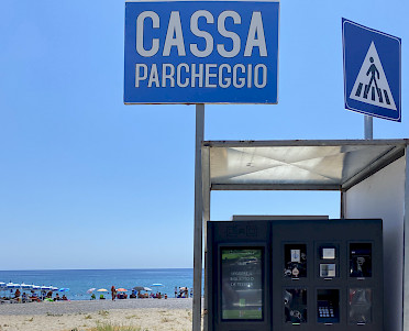 A Blue Flag Award for Marina di Camerota Beach, and a Great Parking System Too