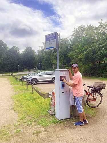 You can not only rent vacation homes there, but also bicycles - and it's easy with our Citea parking machine.