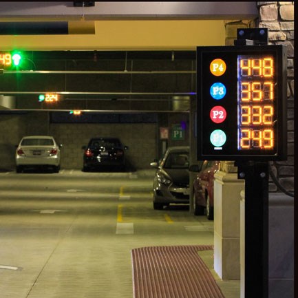 Parking garage sign