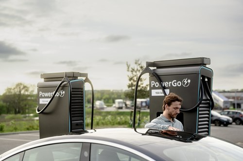 PowerGo's charging network with EV charging points