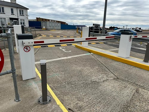 image of a parking barrier