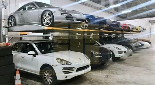 Parking Garage Lifts for Porche Storage in Hongkong