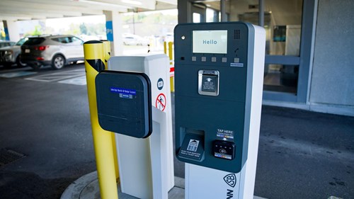 ticketless parking machine