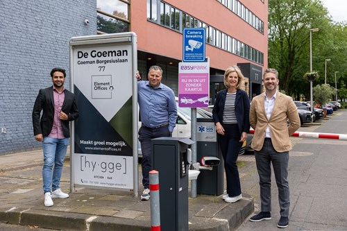 EasyPark and Toogethr at a parking lot in Utrecht